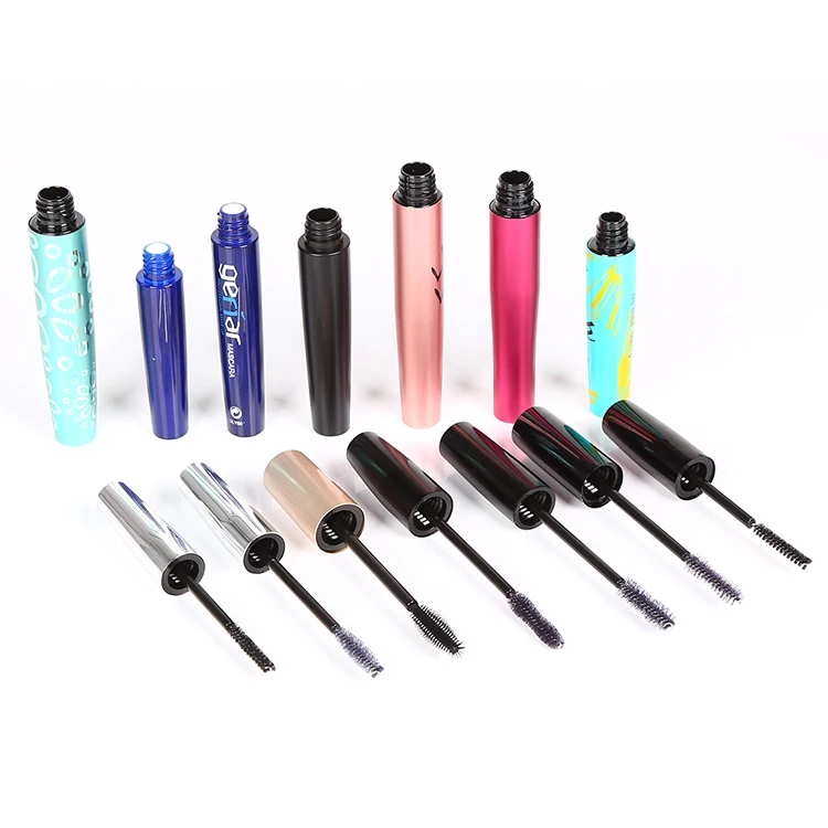 Plastic + aluminum material Empty mascara tube packaging.