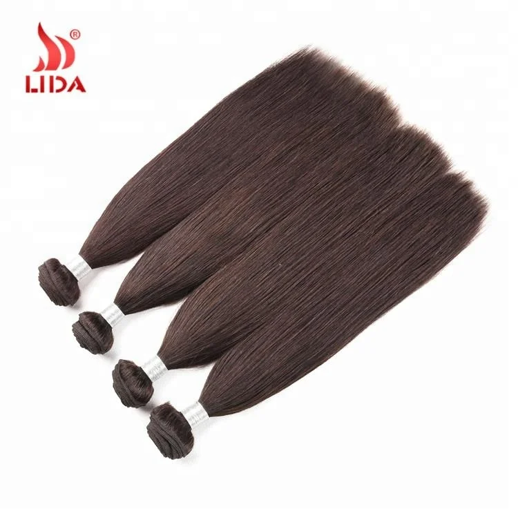 
Cheap Brazilian Human Hair extensions brown 2# silky weaves 8 inch human hair weave 