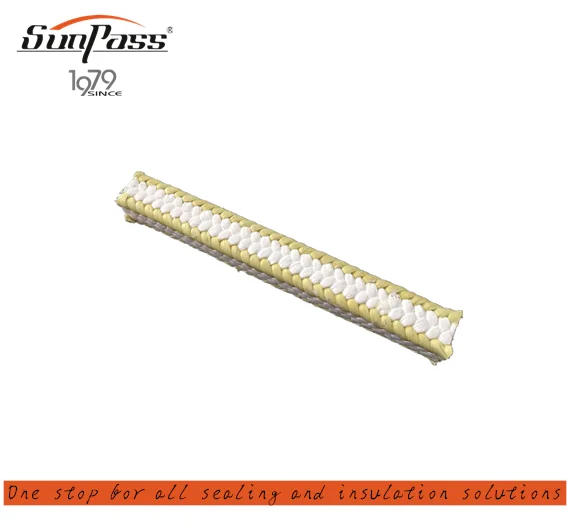 Grease Packing Valve Steam Seal PTFE and Kevlar Aramid Fiber Corner Braided Gland Packing Rope