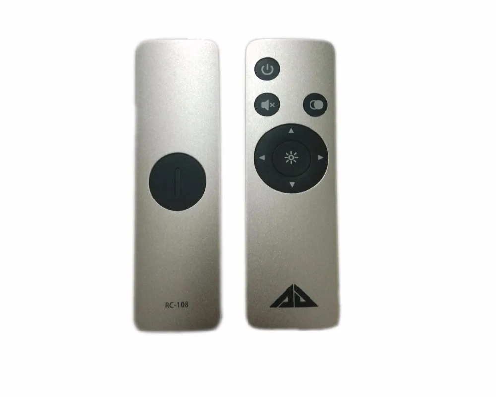 
High-end Aluminum Material Audio Smart TV Remote Control with 5 Keys for apple Mac PC 