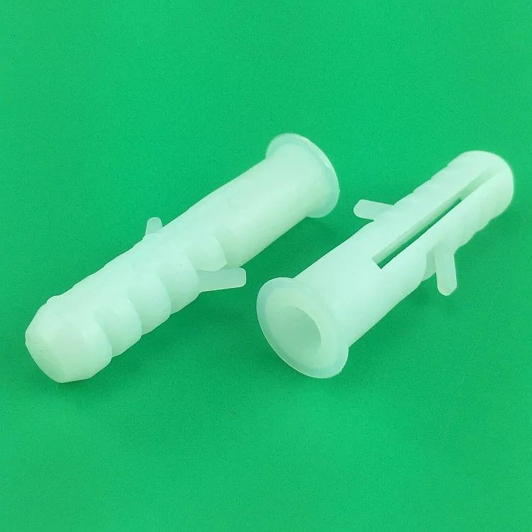 12mm Plastic expansion Nail Screw On Anchor Wall Plug