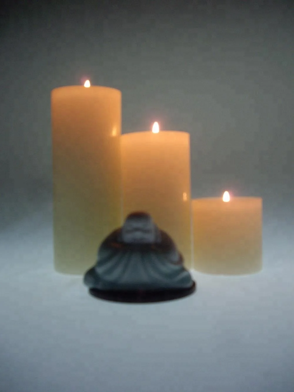 
wholesale spiritual large fat unscented church pillar candle 