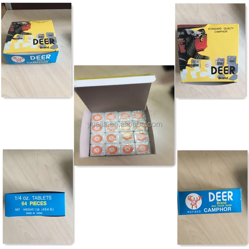 
Deer brand camphor 454g red tablets 96 pure cubes picture for toilet household 