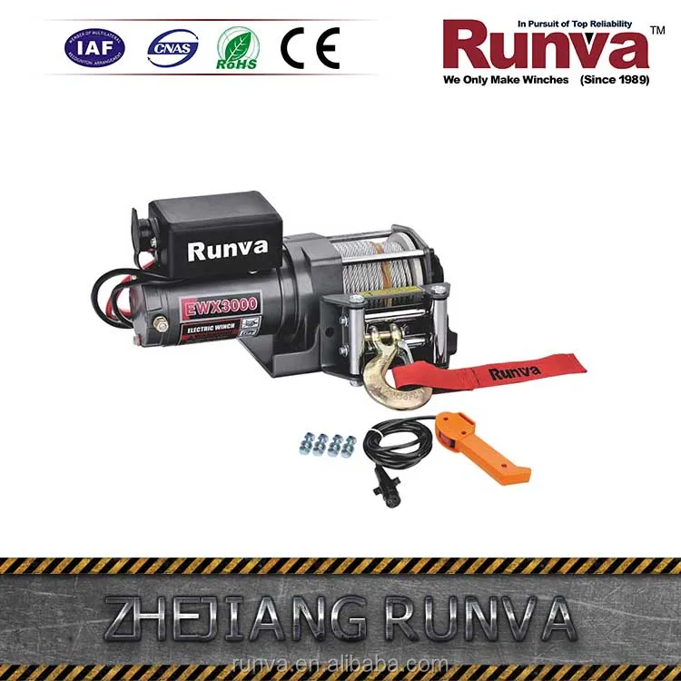 Runva наиболее полное сталь передач 12 В/24 В лебедки