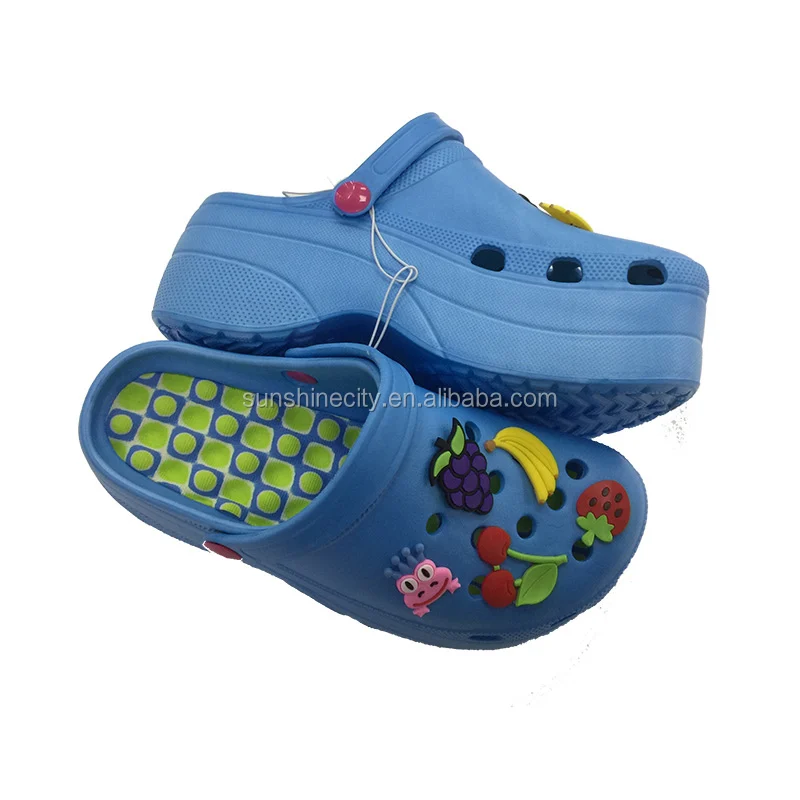 High Heel Clog Sandals Shoes With Rubber Label