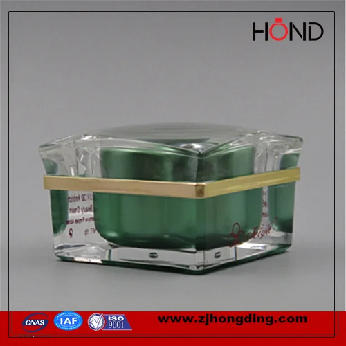 
wholesale acrylic jar transparent color 15 ml plastic empty face cream jars 