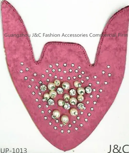 2019 low price hot fix stone upper pu vamp