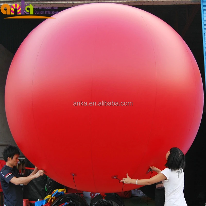 Giant floating plain color PVC inflatable balloons with cheap price