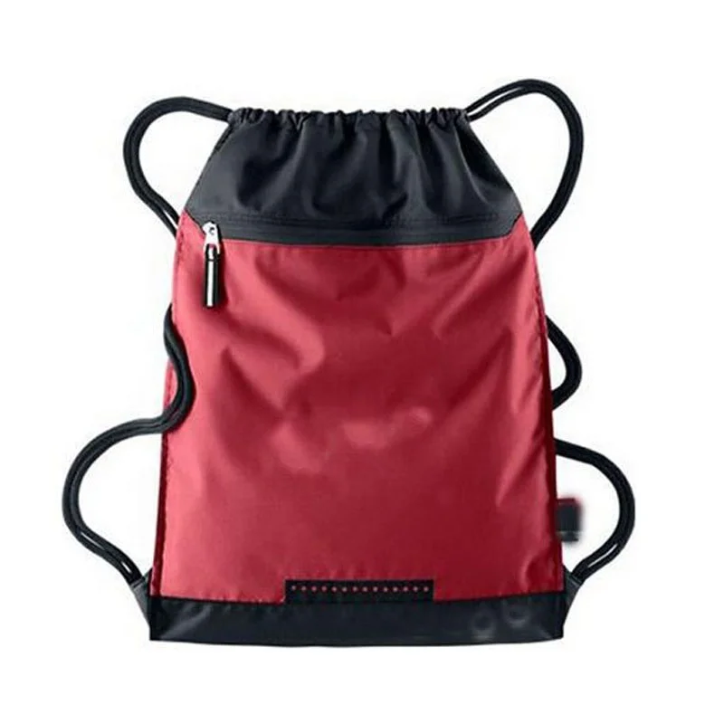 Promotion Nylon Cinch Sports Drawstring Bags GYM Drawstring Bag with Custom Logo