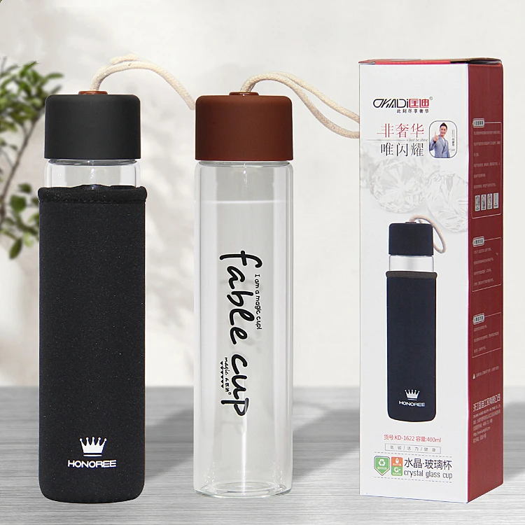 Лучшая прозрачная сохраняющая прохладу стеклянная бутылка для воды под заказ боросиликатная стеклянная бутылка для воды whit kids