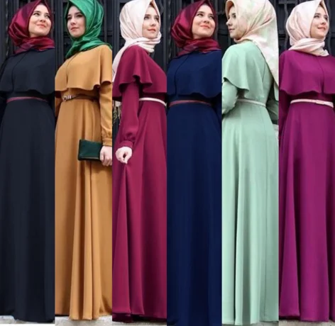 Новое платье Moslem-это большое арабское с длинным рукавом халаты мусульманская юбка