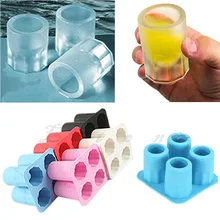 Ľadové panáky zo silikonovej formy z Aliexpress