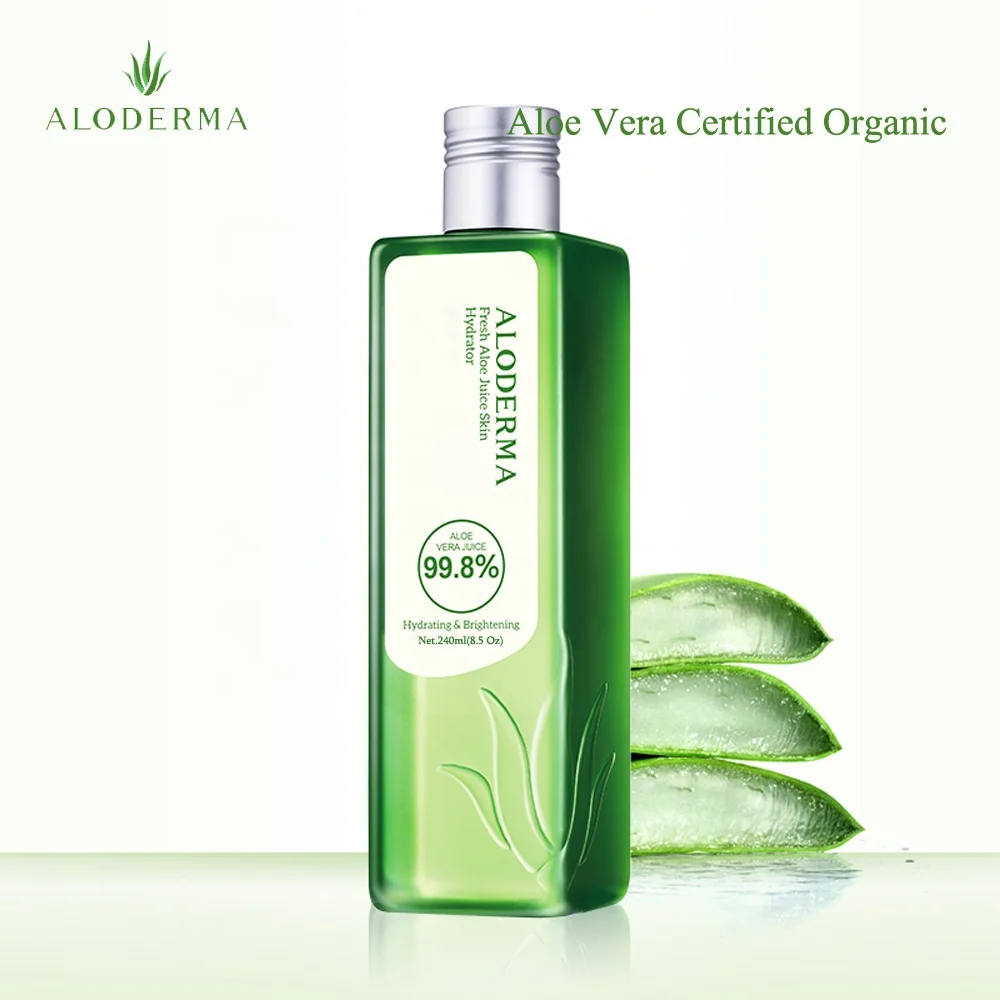 Organic Aloe vera farm food degree Organic Natural Aloe Vera Skin Juice Hydrater 240ml Face food