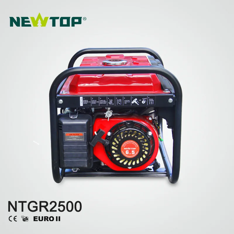 GR2500 Gasoline power generator 2.0kw 7.0hp air cooling 4 stroke portable gasoline generator