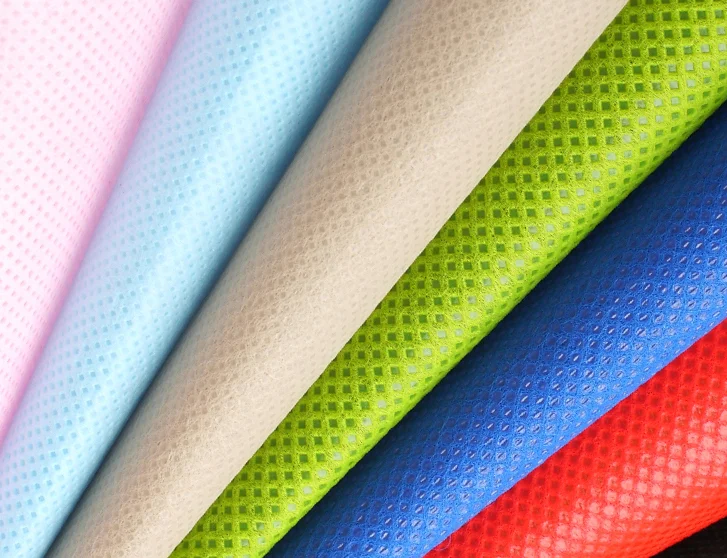 all colors polypropylene trampoline fabric,10~200gsm 100% PP Spunbonded Nonwoven fabric in rolls,