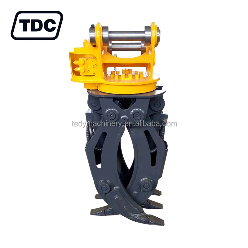 5-9 tons DOOSAN DH50 DH55 DH60 DH80 excavator hydraulic log grapple grabber machine in forestry machinery