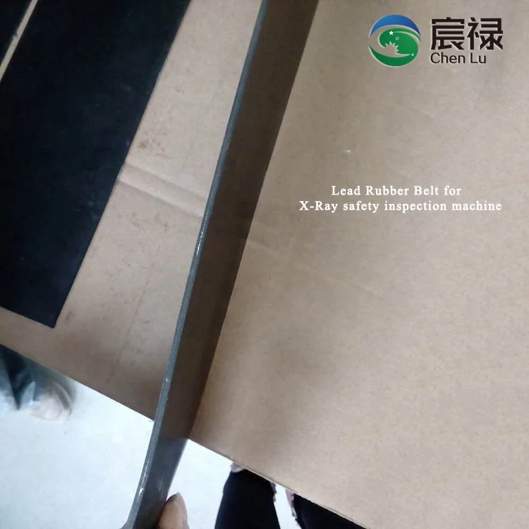 lead rubber belt for X Ray Baggage Scanner Airport X-Ray safety inspection machine