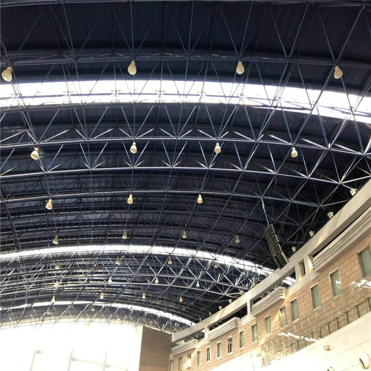 Arch Steel Space Frame Roofing System For Indoor And Outdoor Stadium/Sports Central Hall