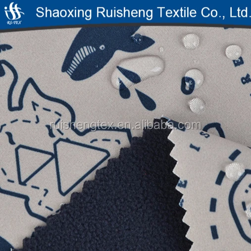  factory softshell from ruisheng: stretch fabric bonded TPU film polar