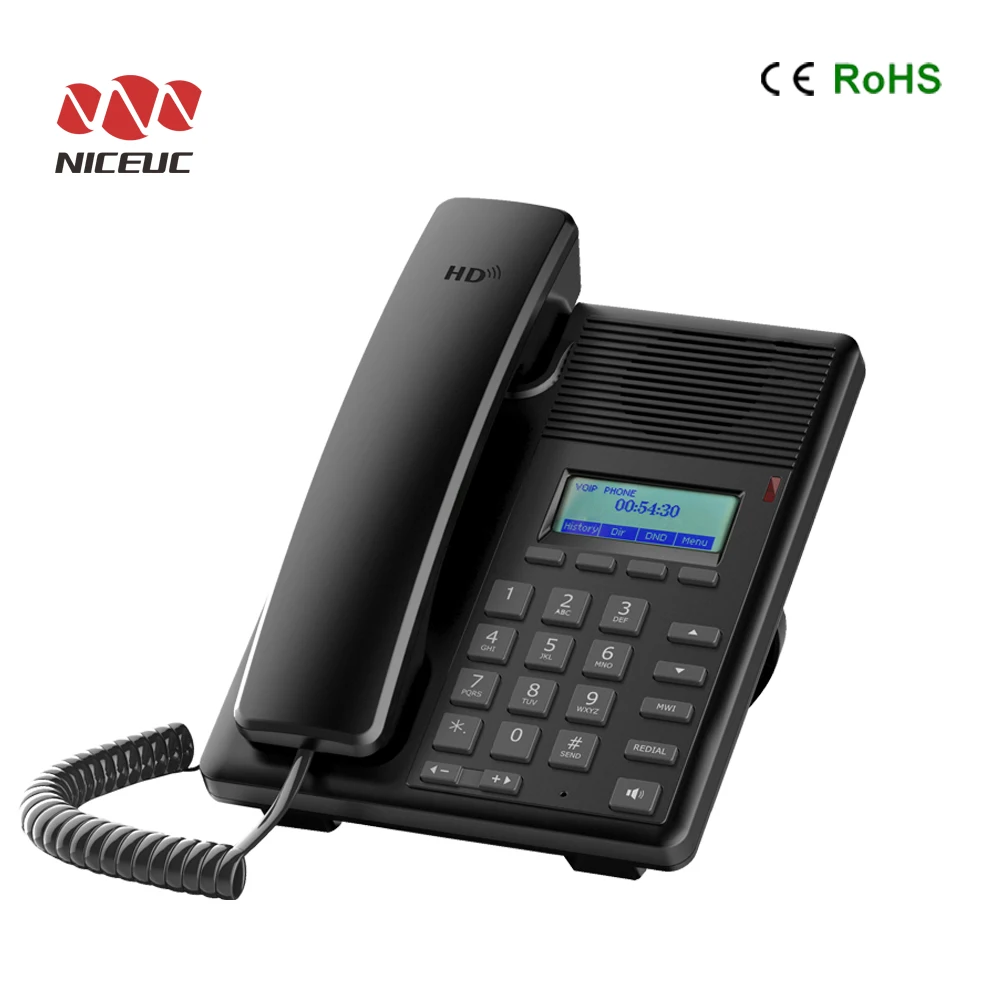 IP phone 6 Line PoE, COLOR HD pbx phone system