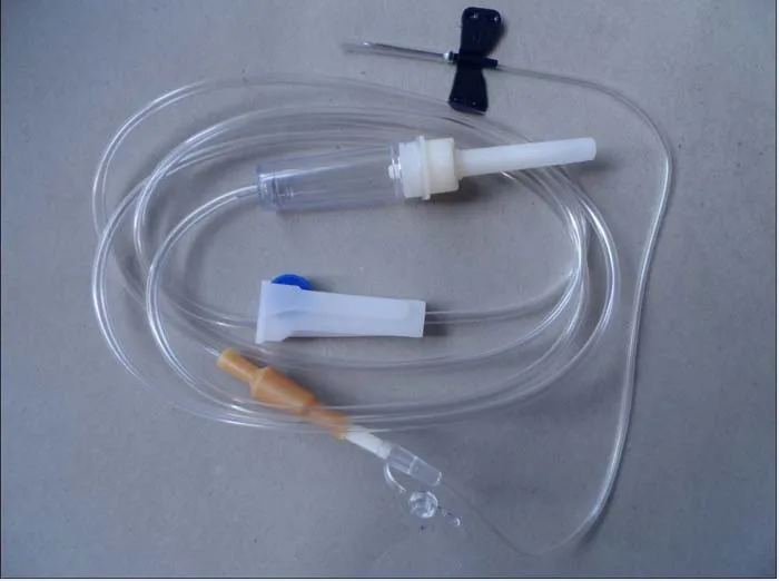 Medical and Disposable Sterilized Hypodermic IV Infusion Set with Luer Slip or Luer Lock on the Needle