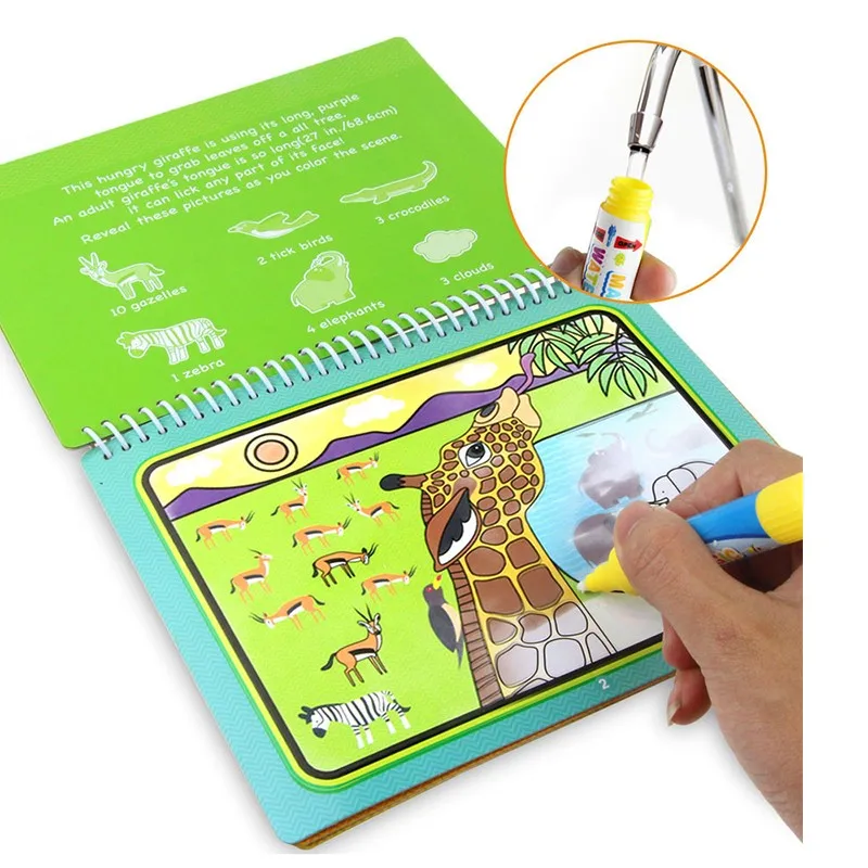 drawing toys water painting aqua magic water doodle magic water drawing books for kids