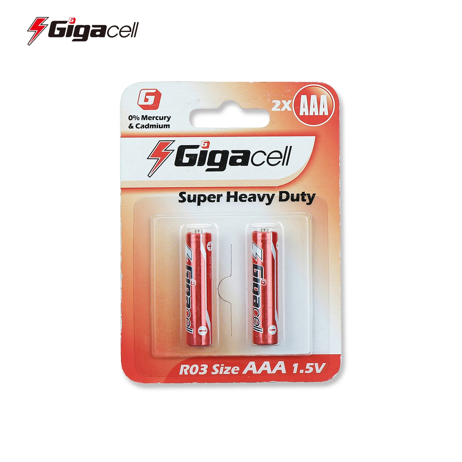 R03 battery Size AAA Super Heavy Duty Carbon battery