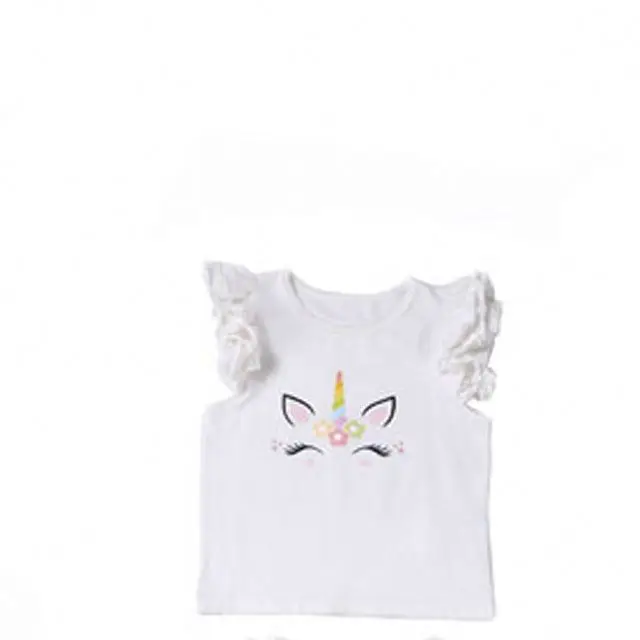 
Good quality Custom Teen Girl Boutique Unicorn Printed Baby Girls Clothing 