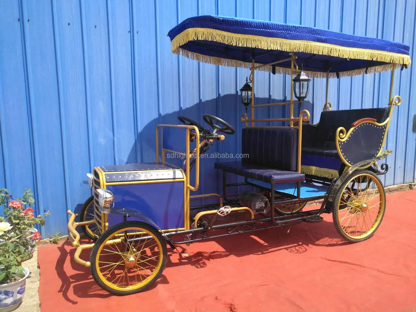 karavan surrey bisiklet electric pedal bike for park touring