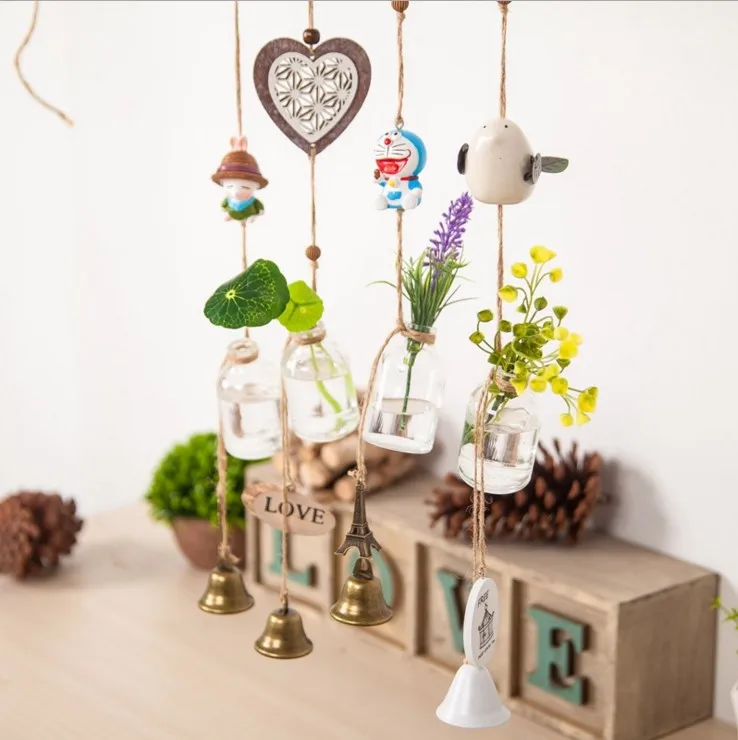 
WR Products outdoor Handing Resin wind chimes of wrought craft ceramics wind chime for home decoration 