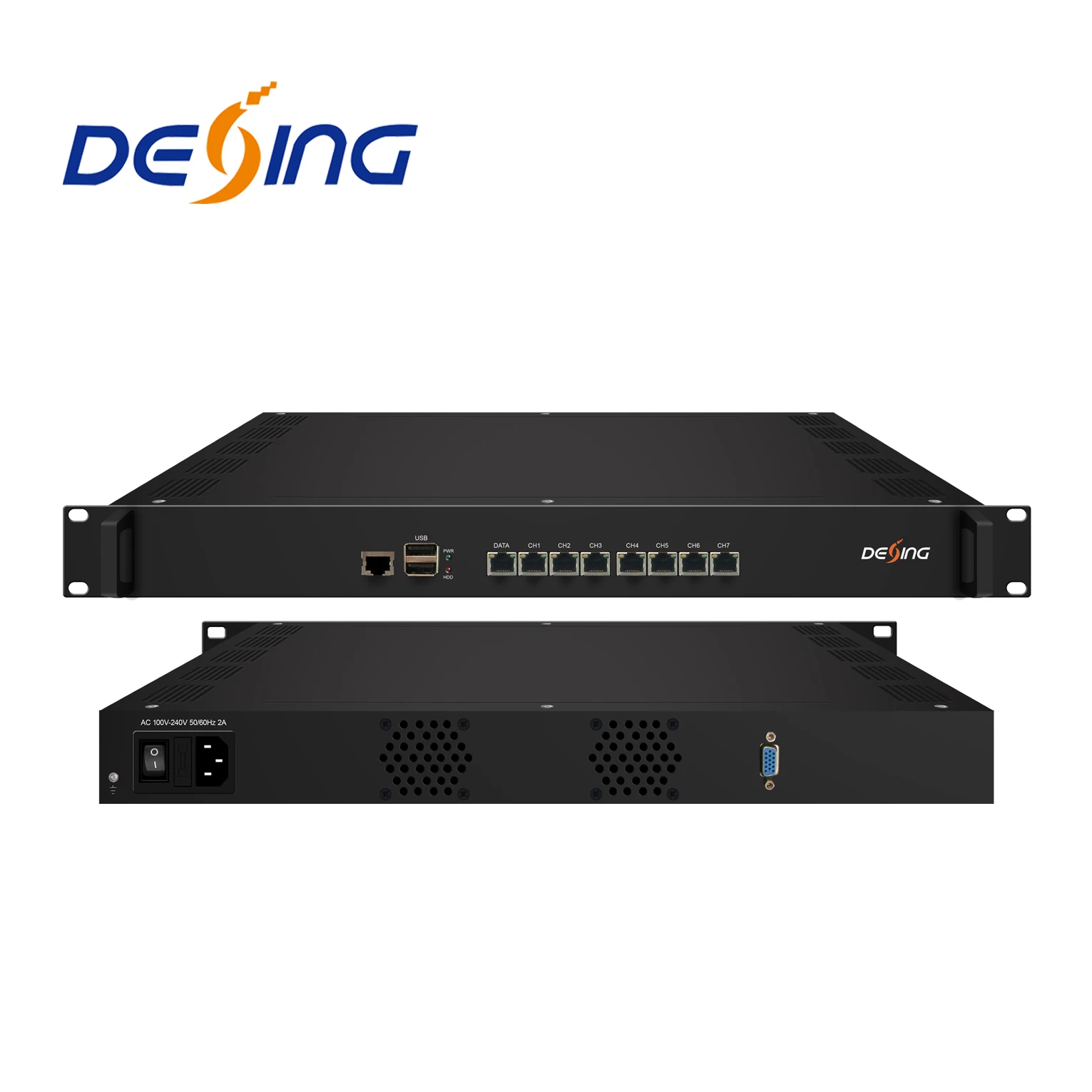NDS3508F IPTV Gateway with 7 IP input over UDP, Http, RTSP and HLS