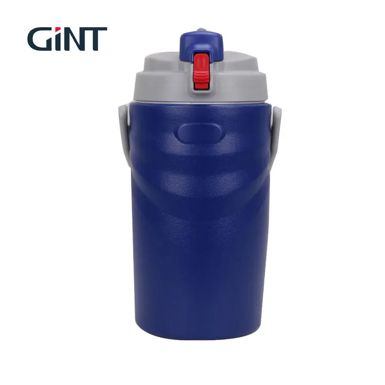 2.5L portable plastic drinking ice jug insulated water cooler jug