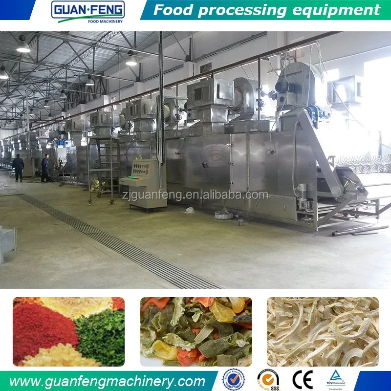 Stainless Steel Belt Conveyor Dryer Dehydrated Onion Production Line