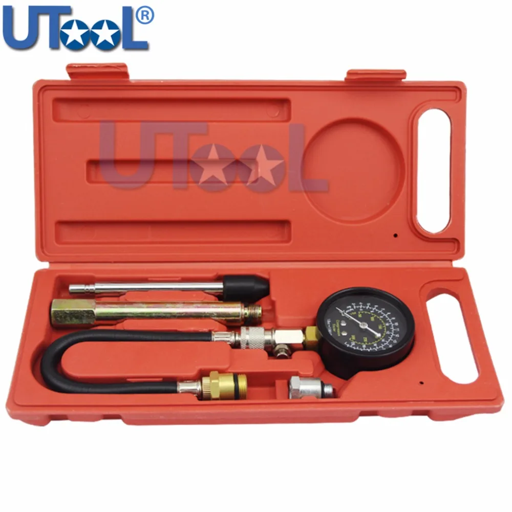 New Engine Pressure Gauge Compression Tester With Extension Bar