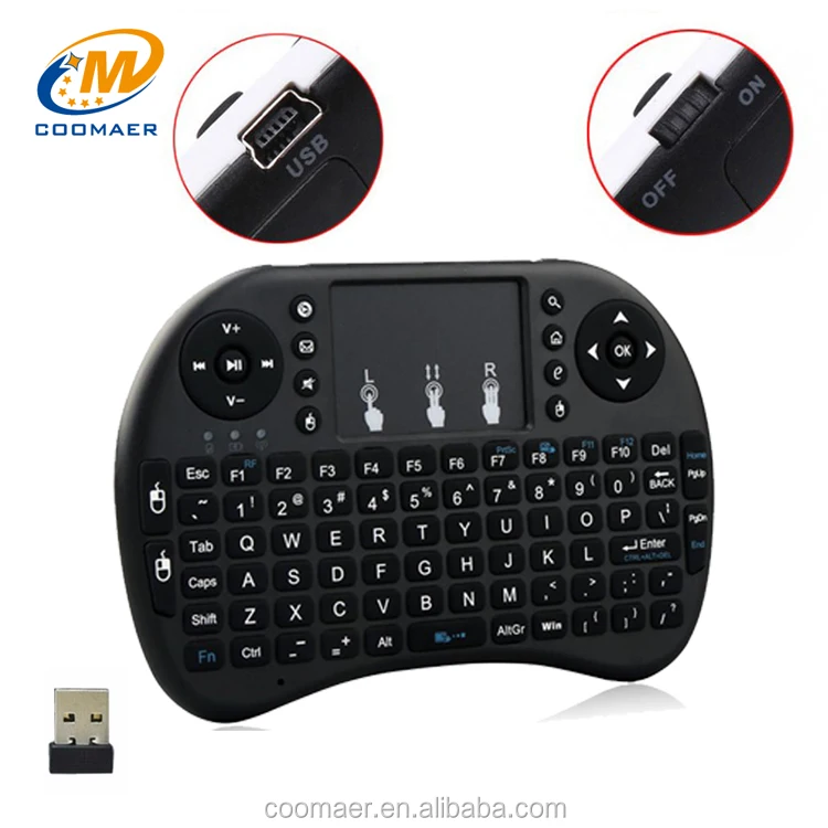 Высокое качество запас небольшой беспроводной Силиконовые игровая клавиатура и мышь для TCL Hisense Smart TV ноутбук