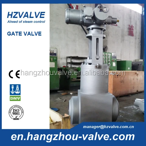 High pressure forged steam gate valve