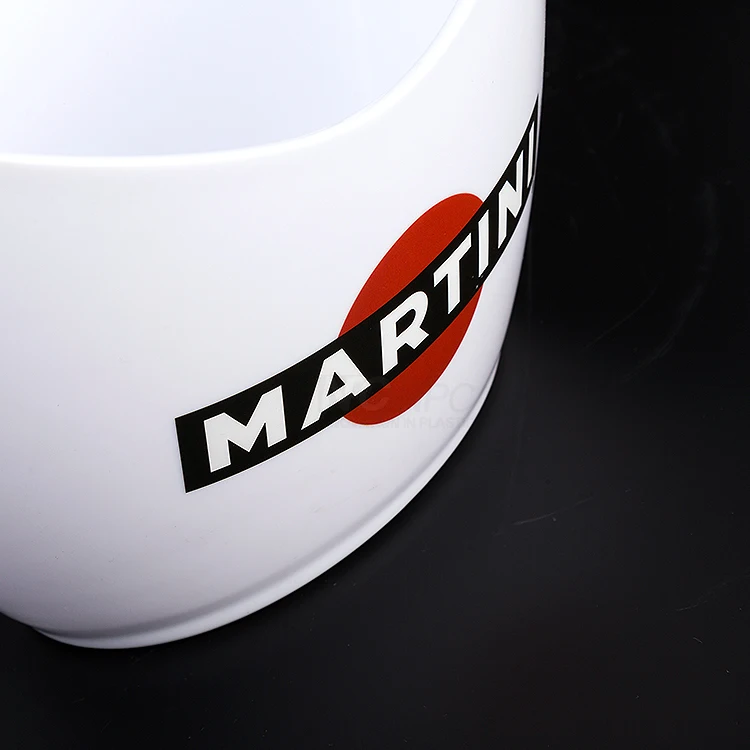 Custom Plastic Champagne white wine chiller bucket