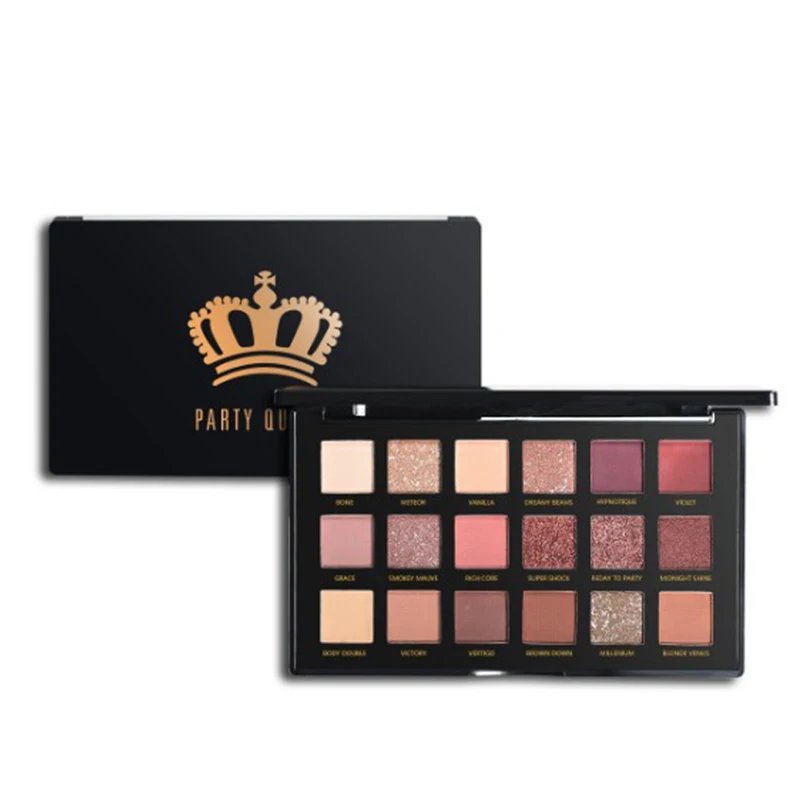 PARTYQUEEN 18 Colors Palette  Eyeshadow  Stock