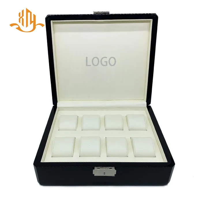 
XIANGYU Custom Factory Wholesale Luxury Light Painting Wooden Watch Box Wrist Watch Case 