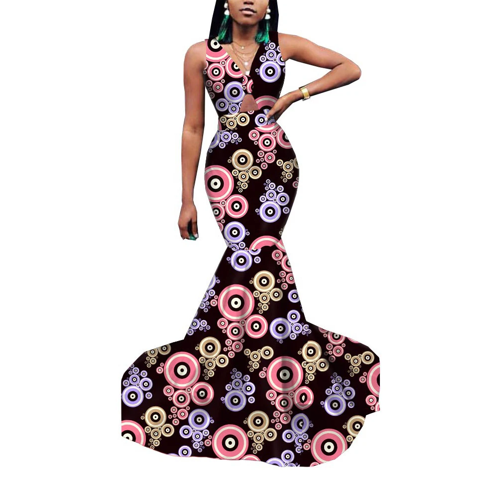 Африканская Летняя женская одежда, вечернее платье на заказ