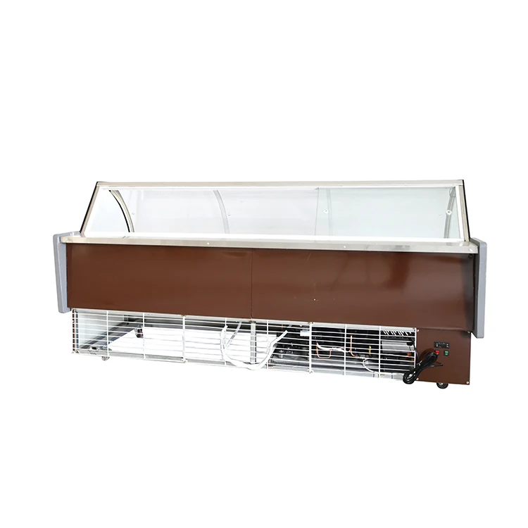Custom Haipeng Deli Display Refrigerator Cooked Food Display Counter showcase