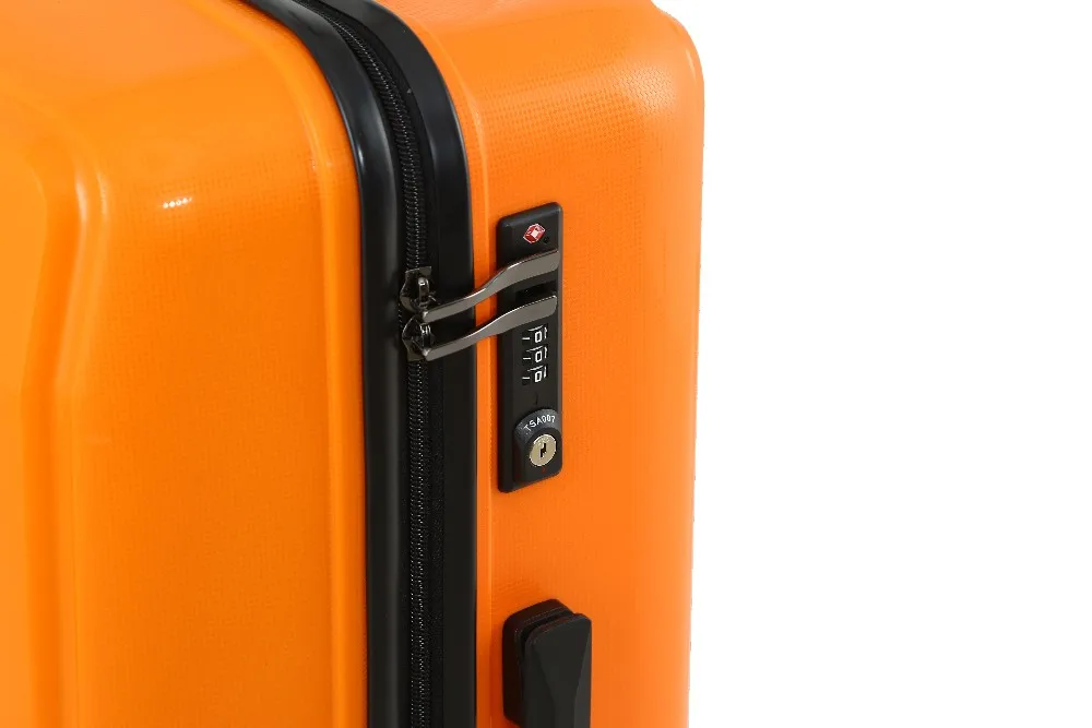 
Flexible wheel plastic luggage business trolley luggage valise new pp 