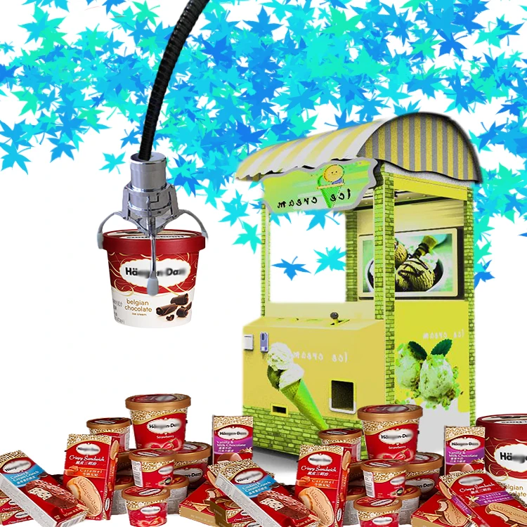 Ice cream vending machine truck ice cream cart shop freezer