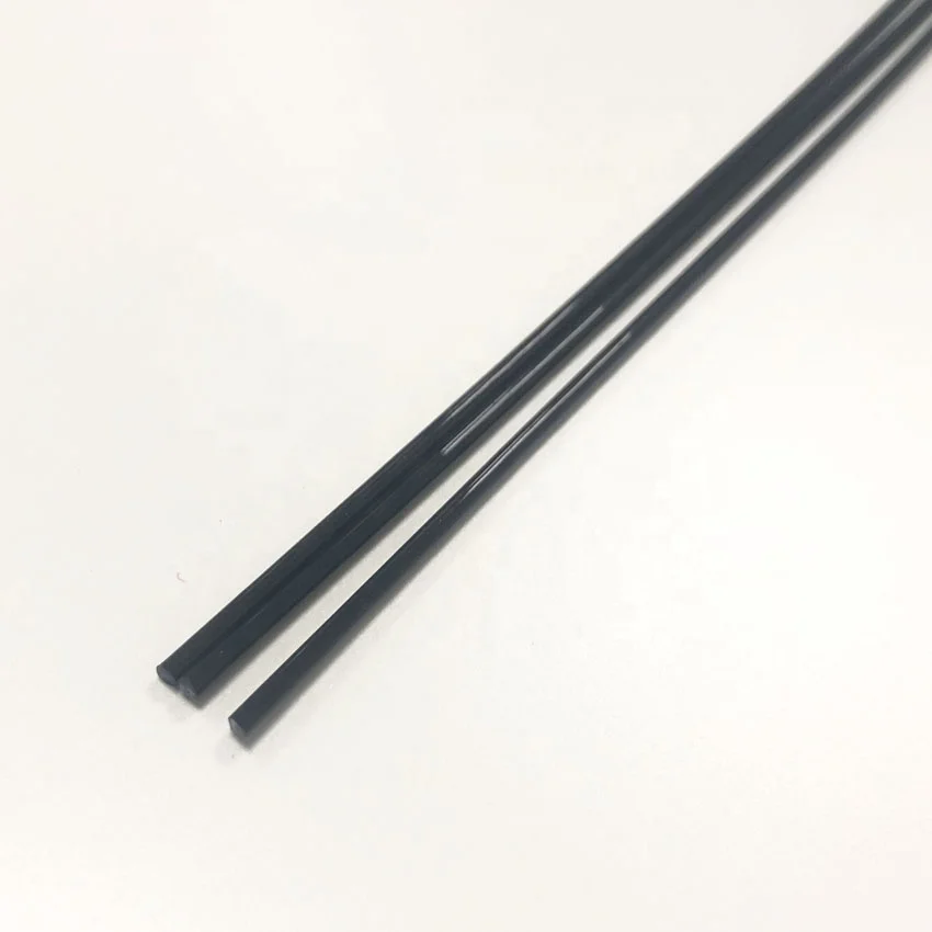 Custom specifications 1-150mm black ABS rod POM bar  PP rods hard solid plastic rod
