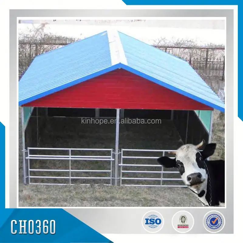 Galvanized Steel Farm Equipment Cow Shed Farm Building Cow House