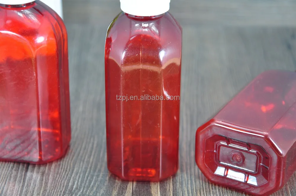 Горячее надувательство тонкий многоцветный 200 мл пэт-бутылка янтаря бутылки ротовой жидкости бутылки измерения