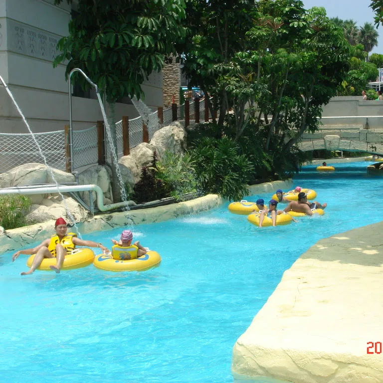 Artificial family lazy river for water park equipment