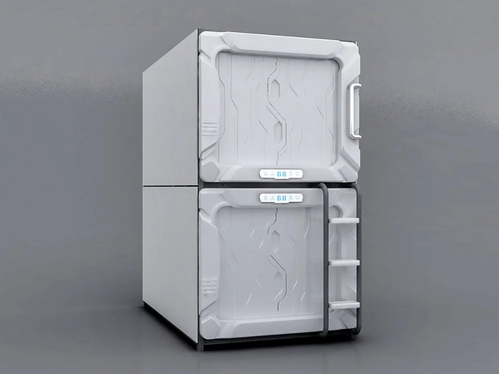 modern Japan capsule bed hostel bed sleeping box space pods bunk bed prefab mini room for airport office modular room