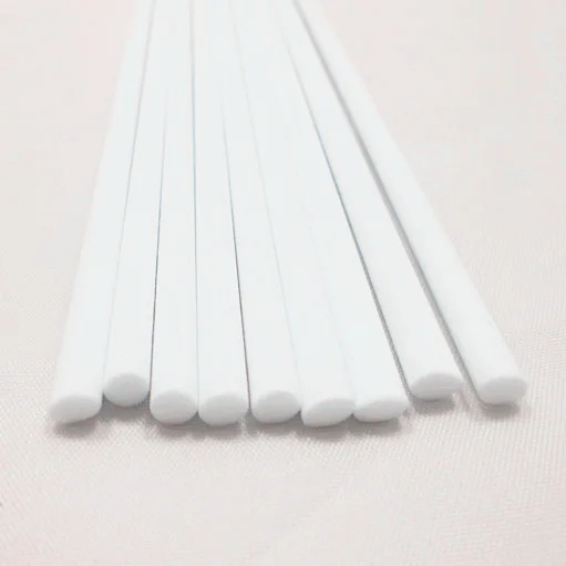 3mmD 25cmL 100% Polyester Plastic Material White Or Black Fiber Stick