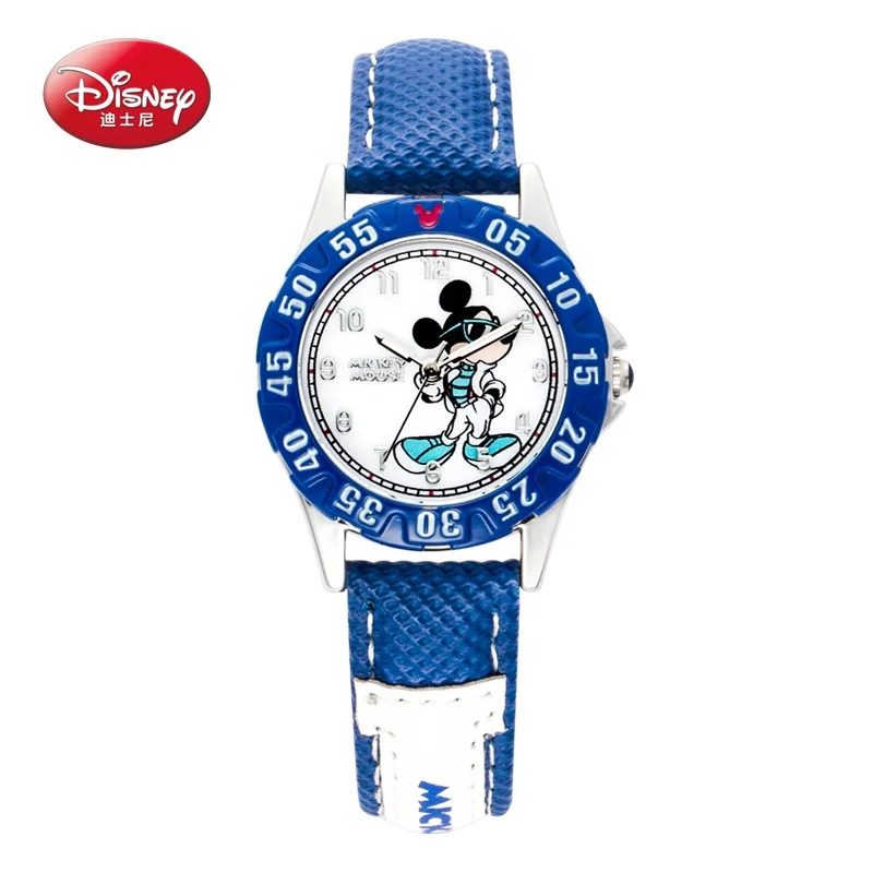 Official Disney license Mickey Mouse Dial Personalized Custom Design Kids Wrist Watch with Twist Alloy Case